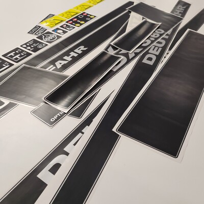 Set Di Decalcomanie (adesivi) Sostitutivi Per Trattore Deutz Fahr - Foto 5