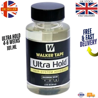 Walker Tape Ultra Hold Brush-On Adhesive for Wigs and Hairpieces