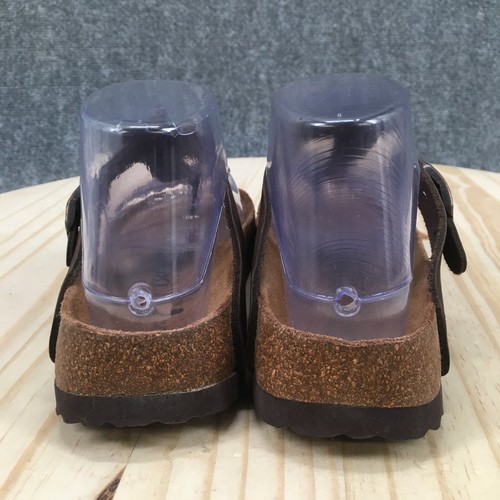 Sandalias Betula By Birkenstock para mujer 36 tanga cuero marrón puntera informales planas - Imagen 9 de 15