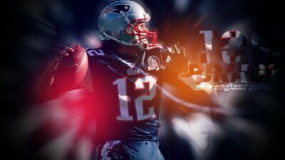 288574 Tom Brady England Patriots Super Bowl MVP Player PRINT POSTER