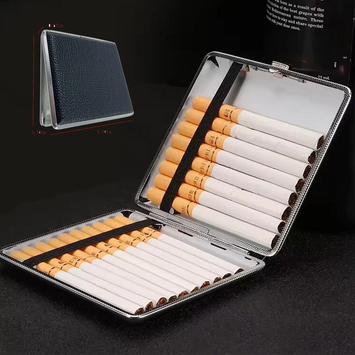 20 Sticks Cigarette Case Vintage Cigarette Case For Smoke