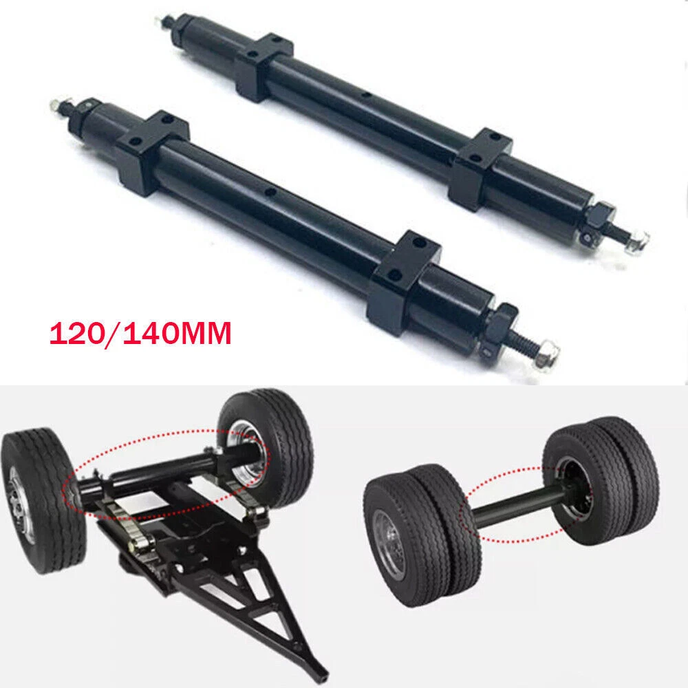 Attacco In Alluminio Nero Per Giradischi Per Camion Tamiya 1/14, Ricambio X Parts 10225105 - 5