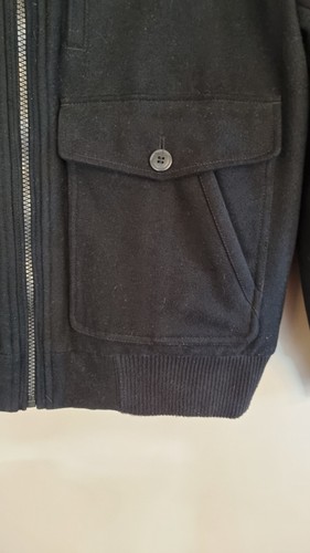 Mens Red Herring Black Bomber Jacket X Large - Picture 5 of 11