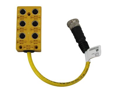 TURCK VB 60.5-0.3-CSMV 19 6-PORT CONNECTOR BLOCK 10-48 VDC