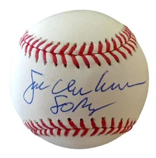 Joe Charboneau Autographed/Inscribed OML Baseball Cleveland Indians 179962