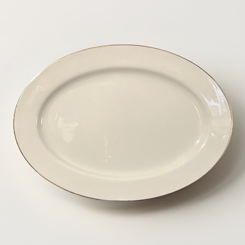 Vintage Lenox 16" "Special" Collection Ivory Serving Platter W/ Gold Rim