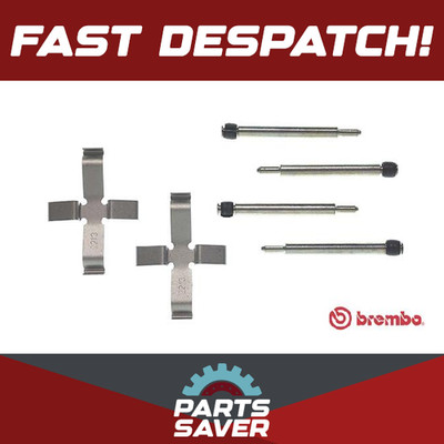 Brake Pad Fitting Kit fits VOLVO 780 2.4D Rear 86 to 90 Brembo 1228352 75505 New