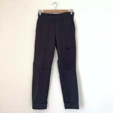 Nike Dri-FIT Kids XL Gray Training Pants Joggers Tapered Activewear Play 26x26