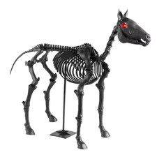 New 5.5 ft Grave & Bones LED Skeleton Pony – Home Depot Home Accents Holiday
