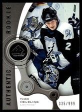 2005-06 SP Game Used Timo Helbling Rookie 335/999 Tampa Bay Lightning #127