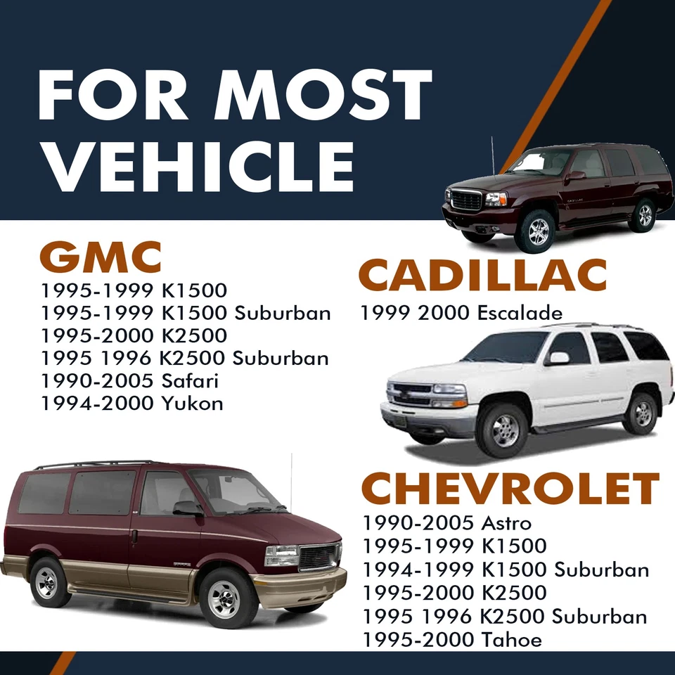 Juego de 4 amortiguadores de rótula de brazo de control superior delantero para Chevrolet Astro 1990-2005 AWD Foto 2 de 4