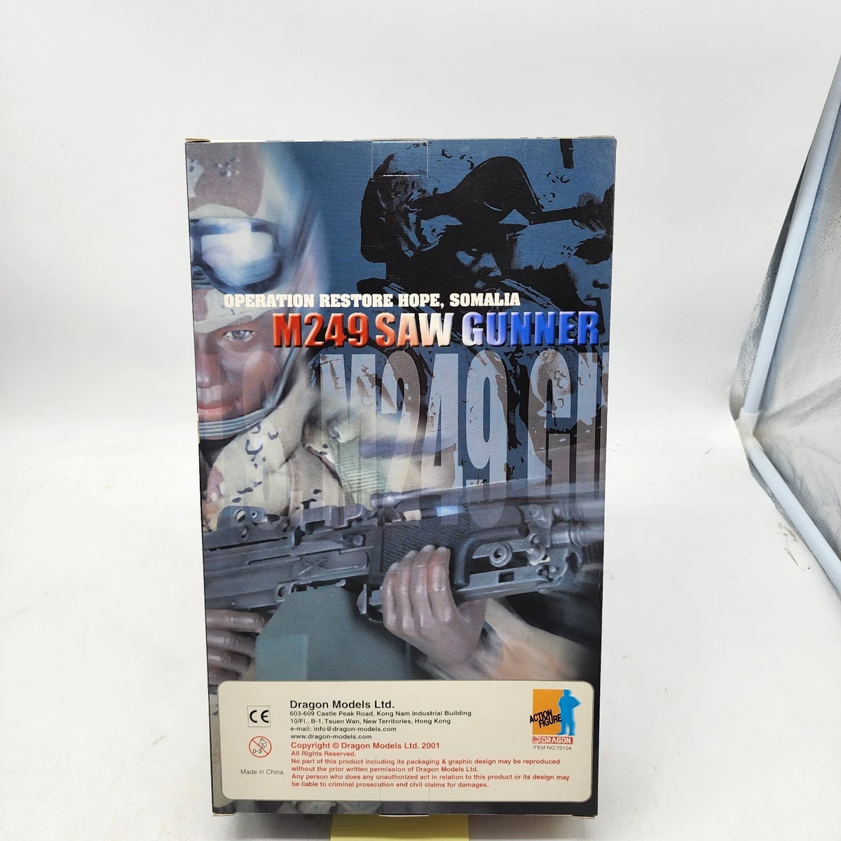28A Dragon 1/6 Action Figure 70058 "Lucas" M249 SAW Gunner Somalia New