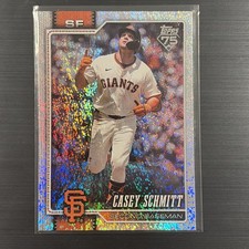 2026 Topps Series 1 Casey Schmitt #57 Fanatics Exclusive Rainbow Holo Foil