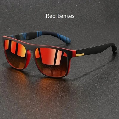 Polarized Square Sunglasses For Men Women Matte Finish Sun Glasses UV Protection