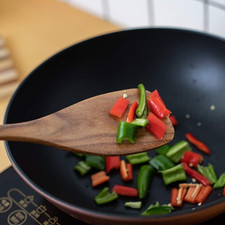 Wood Kitchen Utensils Set, 5 Pcs Natural Acacia Wooden Spoons for Cooking for...