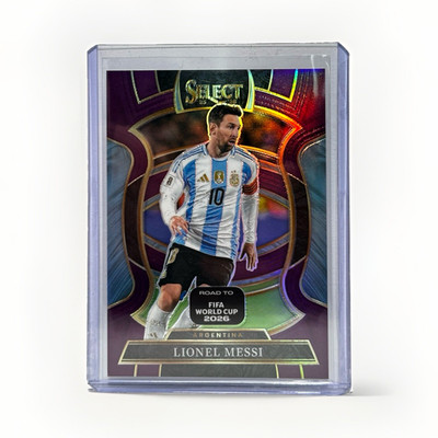 2025-26 Select Road to FIFA WC Lionel Messi Terrace Purple Prizm  #5/150