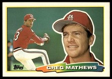 1988 Topps Big Greg Mathews St. Louis Cardinals #177
