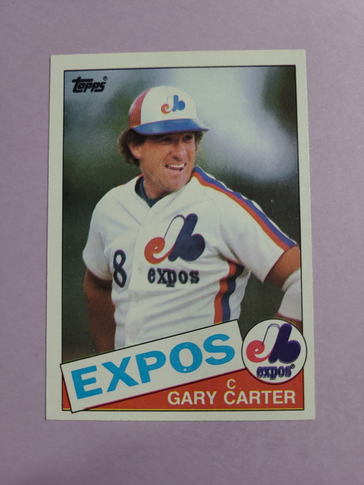 Gary Carter 1985 Topps Baseball Card # 230 K5329