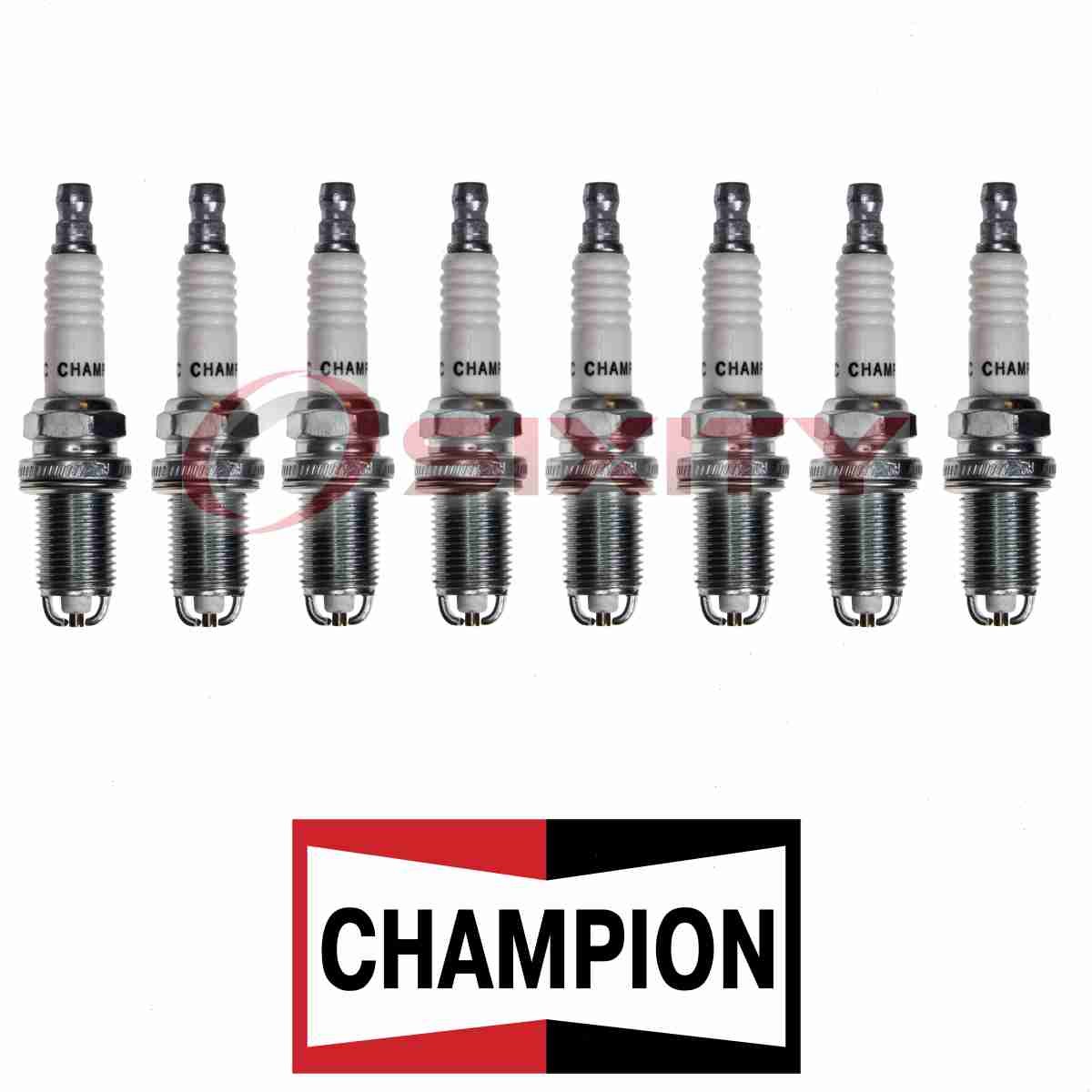 For BMW 545i CHAMPION COPPER PLUS 8 pc Spark Plugs 4.4L V8 2004-2005 hh