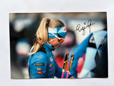 orig. Biathlon Autogramm Regina Ermits