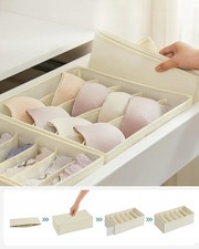 8x Wäsche Organizer Schubladen-teiler Aufbewahrung Boxen Kleiderschrank Fächer
