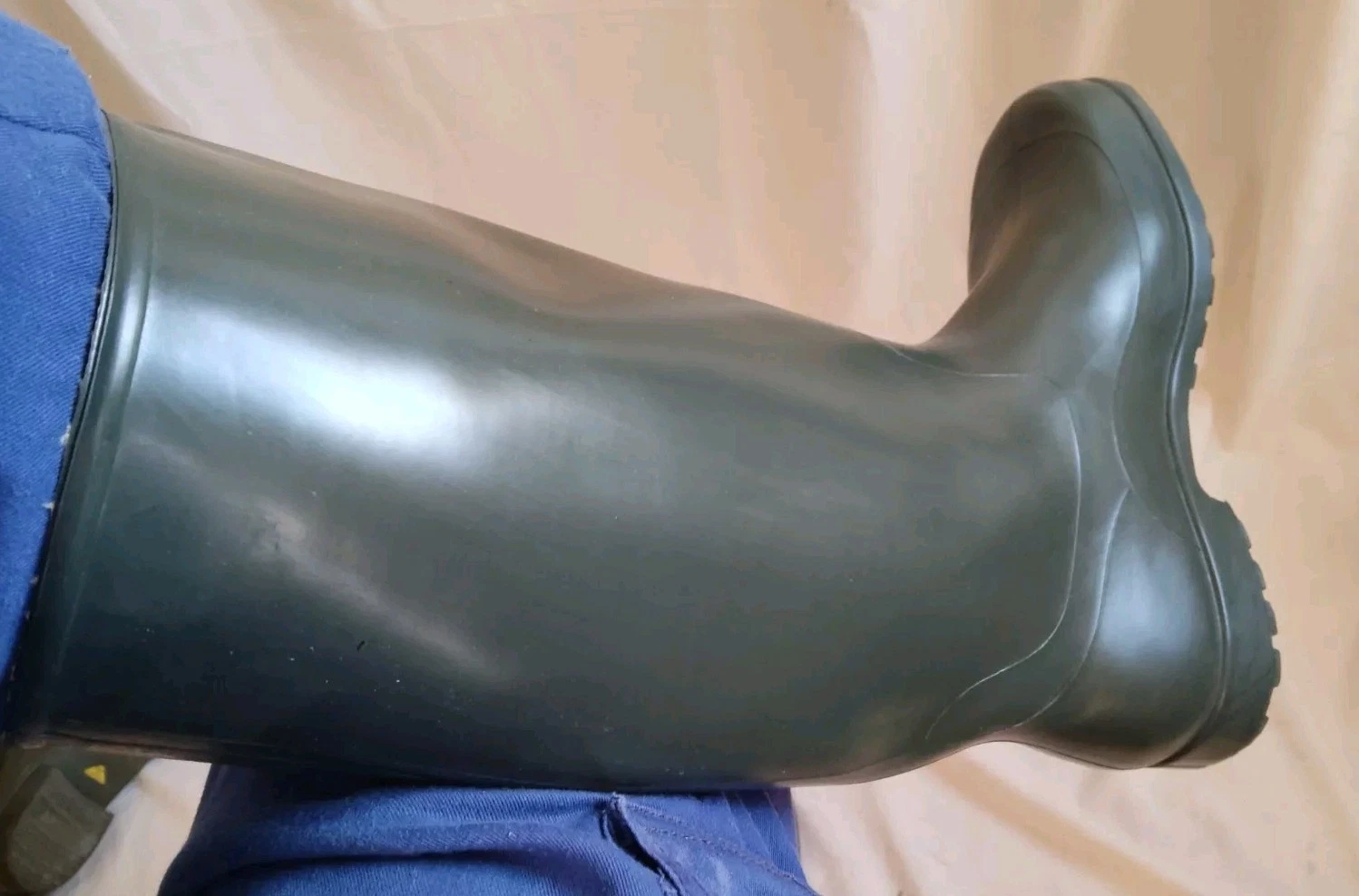 Vintage Rubber Boots Waders Rubber Fishing Hunting Boots LARSEN 44