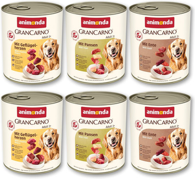 Animonda Grancarno Adult Deftige Variation (6 X 800 G), Hundenassfutter Für Ausg