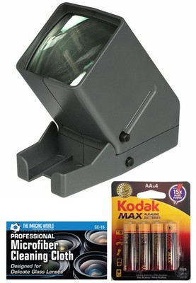 Medalight 35mm Desk Top Portable LED Negative and Slide Viewer + AA Batteries...