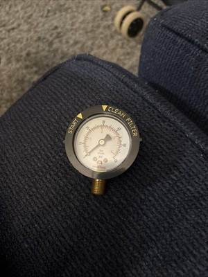 Roastove 2''Start and Clean Pool Filter Pressure Gauge,Pool Filter Pressure Gauge