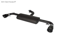 Ulter Duplex Sportauspuff VW Golf 6 1.4l TSI 2.0l TDI ER je 90mm schwarz