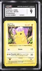 CGC 9 MINT Pikachu 58/102 Base Set Shadowless Yellow Cheeks Pokemon Card