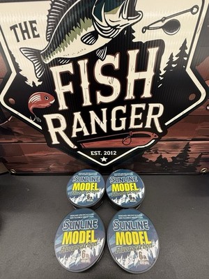 (Lot Of 4) Sunline 6lb Model Fluorocarbon  