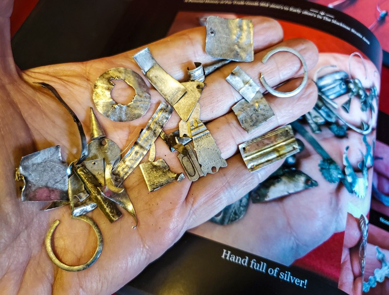 1700s Fur Trade Silver ~ Handful Of Silver Bits