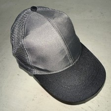 Black Gray Trucker Hat Cap Mesh Plain Snapback Adult Lightweight Breathable