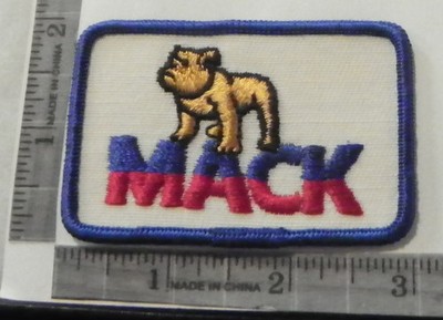 VINTAGE MACK TRUCK RED WHITE BLUE 3 INCH PATCH