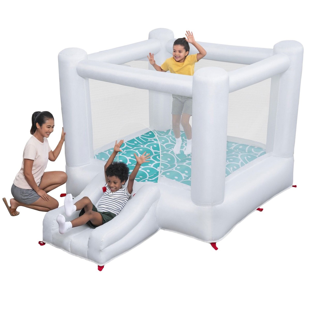 と*う様 lost Bubble Jumper 5'8 5フィン H2OGO Jump & Joy Kids Inflatable Bounce House with Extra-Wide