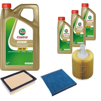 Inspektionspaket Castrol EDGE 5W-30 M Engine 8L für Lexus RX 450h AWD