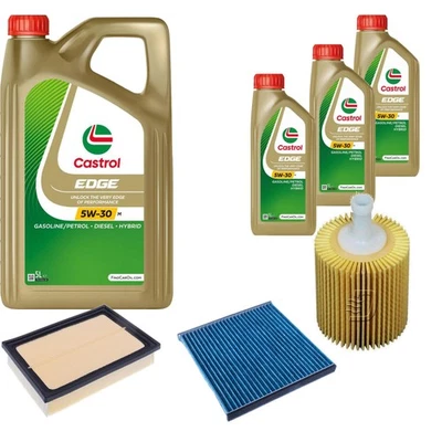 Inspection Set Castrol EDGE 5W-30 M Moteur 8L Pour Lexus RX 450H AWD - Photo 1/4