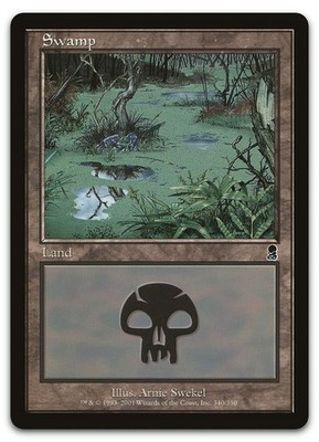 Swamp (340) #340 (NM) Odyssey ODY Magic MTG