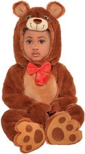 Cuddle Bear Brown Teddy Animal Baby Fancy Dress Halloween Toddler Child Costume