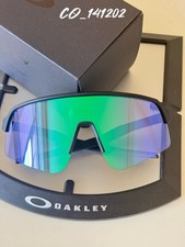 Oakley Sutro Lite Sweep OO9465 Matte Black Prizm Green Lens Sunglasses NEW