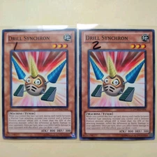 x2 Drill Synchron DP10-EN004 Unlimited YuGiOh! LP