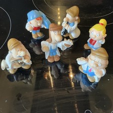 Vintage Lyons Tetley Tea Folk People Figures Band x 6 From 1990s