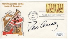 Desi Arnaz Signed Autographed First Day Cover I Love Lucy JSA AM56318