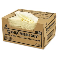 Chix 8255 13.5" x 13.5" Fresh Guy Towels - Yellow (150/Ct) New