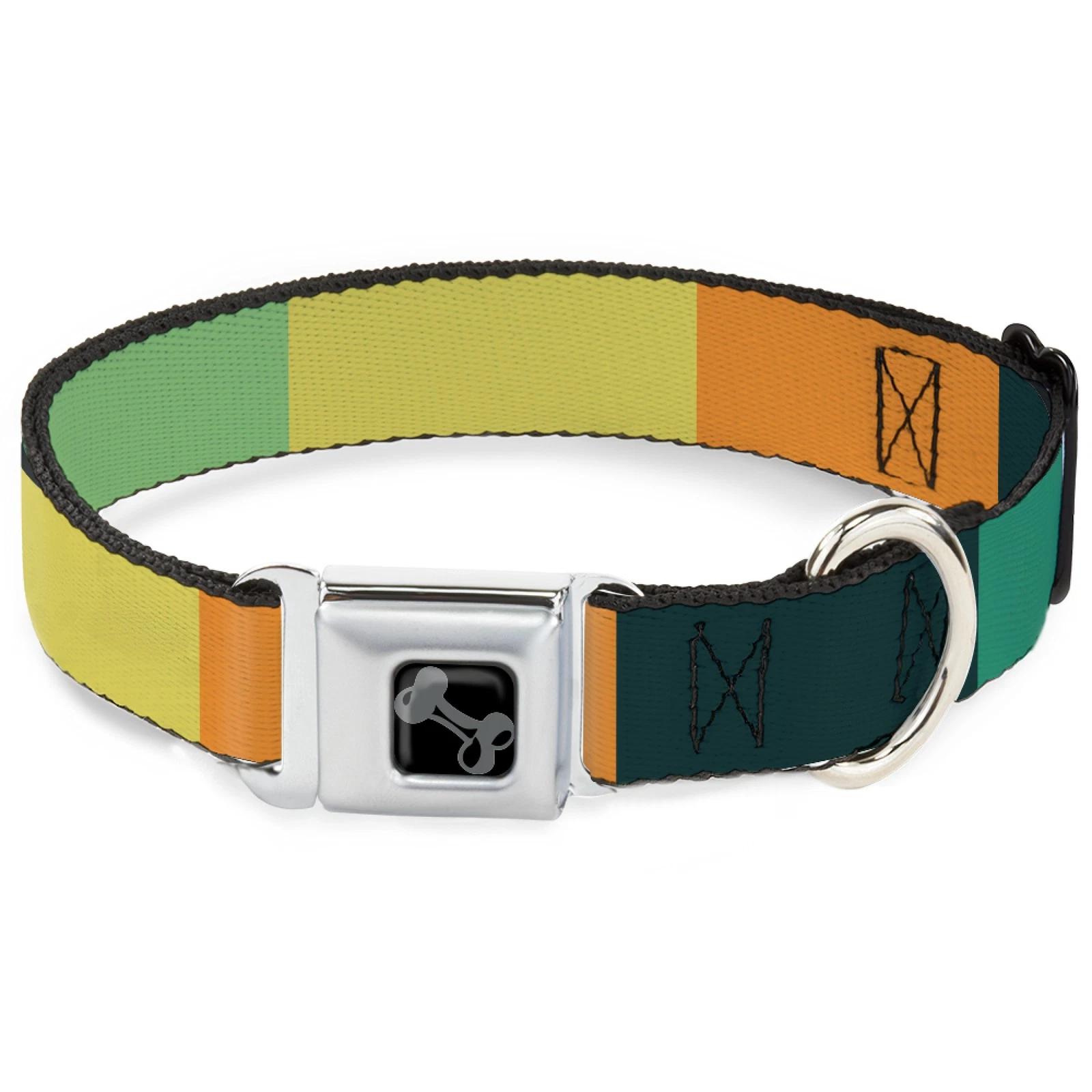 Dog Collar Bone Summer Essentials Color Block 1 WIDE-Medium 16-23" (US IMPORT)
Opens in a new window