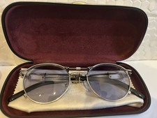 Custodia in metallo occhiali Jean Paul Gaultier anni 90 Jpg Raro vintage 56-0020