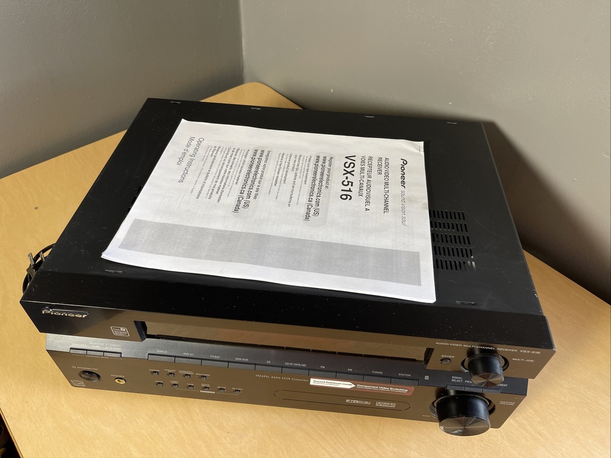 Pioneer VSX 516 6.1 Channel 100 Watt Receiver 24 Bit | eBay