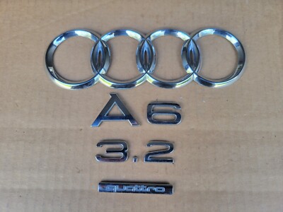 Scritta Emblema Fregio Logo Posteriore Per Audi Q 3 Q3 SQ3 Cromata - Foto 7