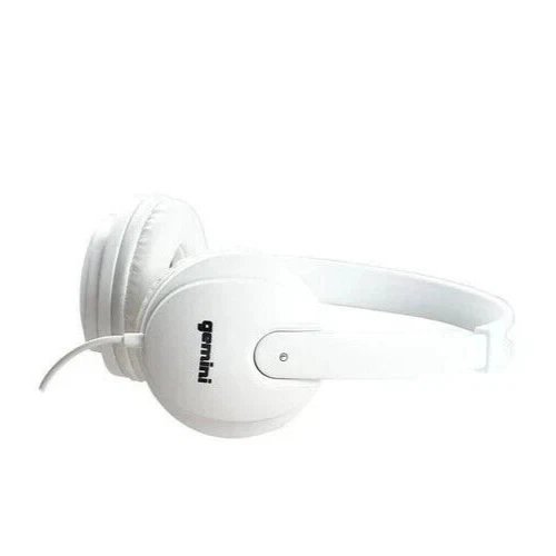 Auriculares DJ Gemini DJX-200W con sonido premium y comodidad, blancos Foto 4 de 4